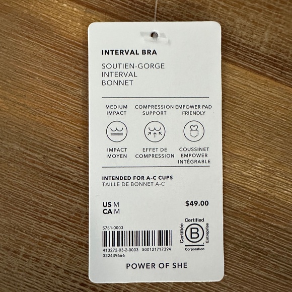 Athleta Interval Sports Bra - Picture 3 of 4